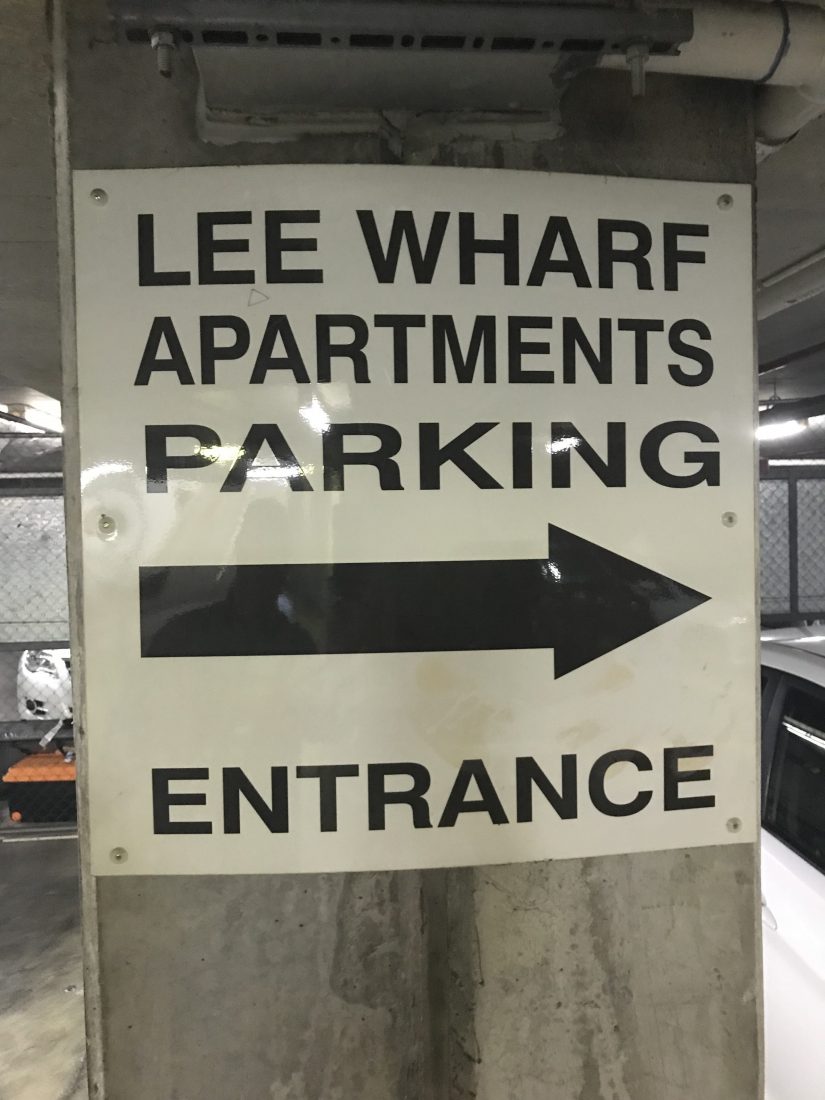 Turn right and drive towards the internal roller door Turn right and drive towards the internal roller door