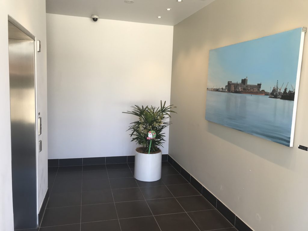 Walk into the foyer of 4 East Lee Wharf Honeysuckle Drive Newcastle