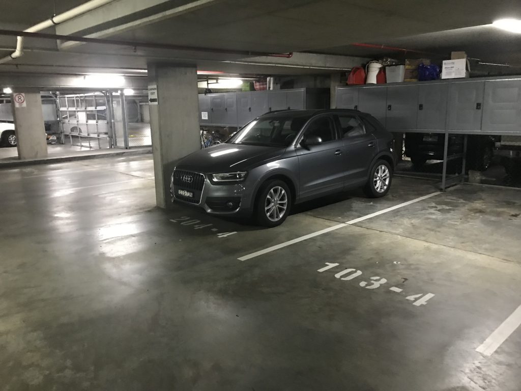 car parking bay
