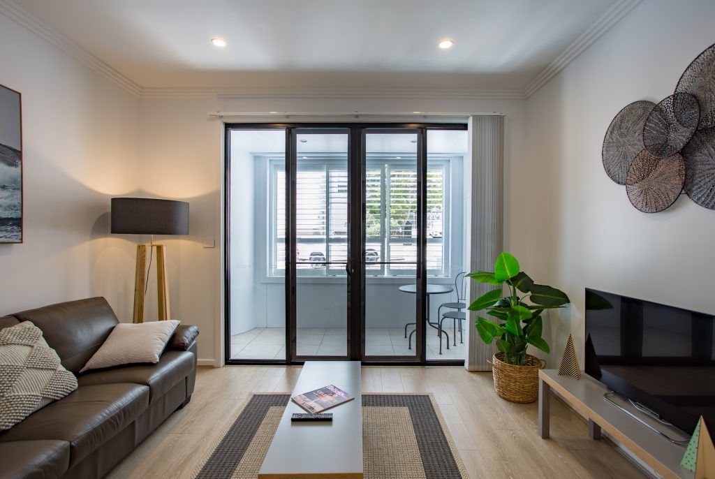 apartment front balcony